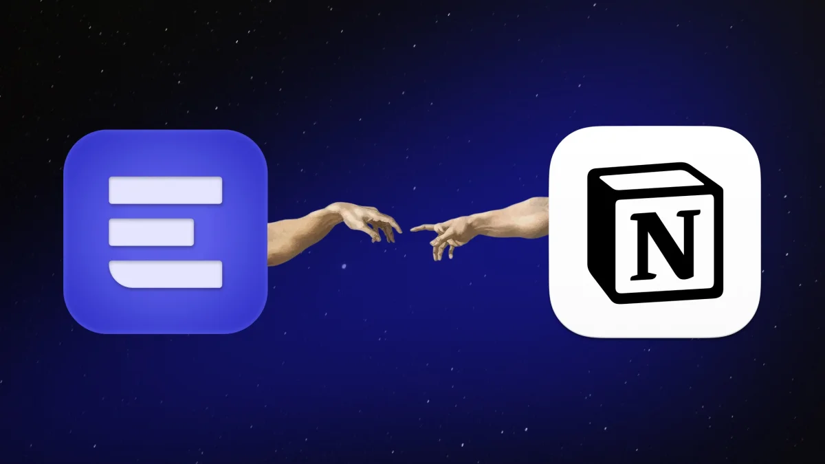ExtraBar and Notion icon apps