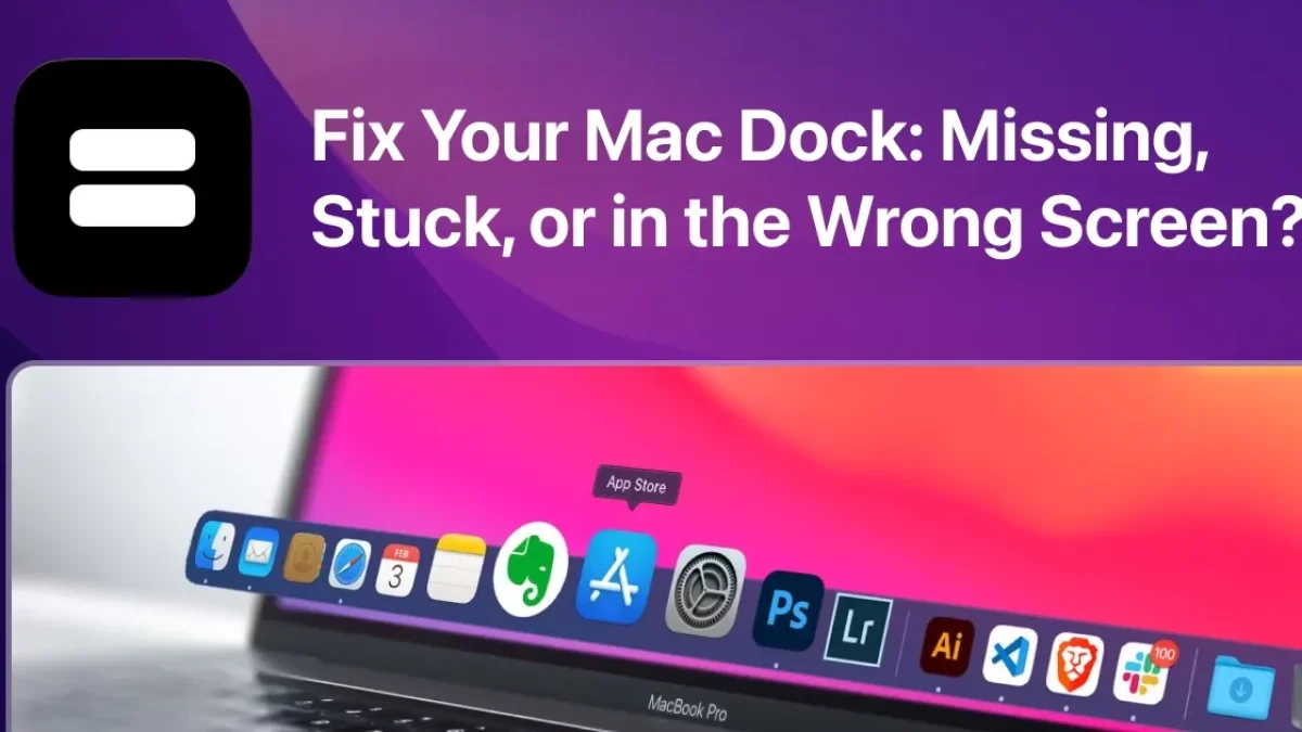 Fix Your Mac Dock Banner