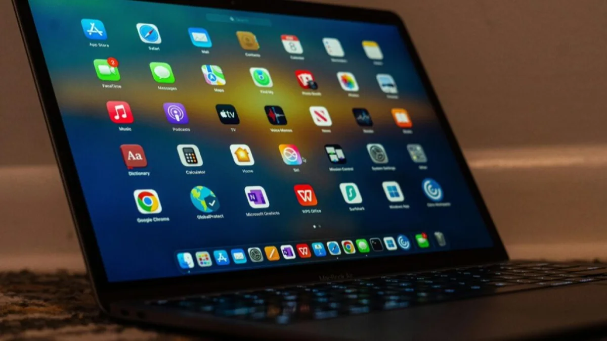 Macbook showing Launch Pad